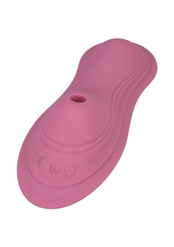 IRide Suck Rechargeable Silicone Pleasure Seat with Remote Control - Pink