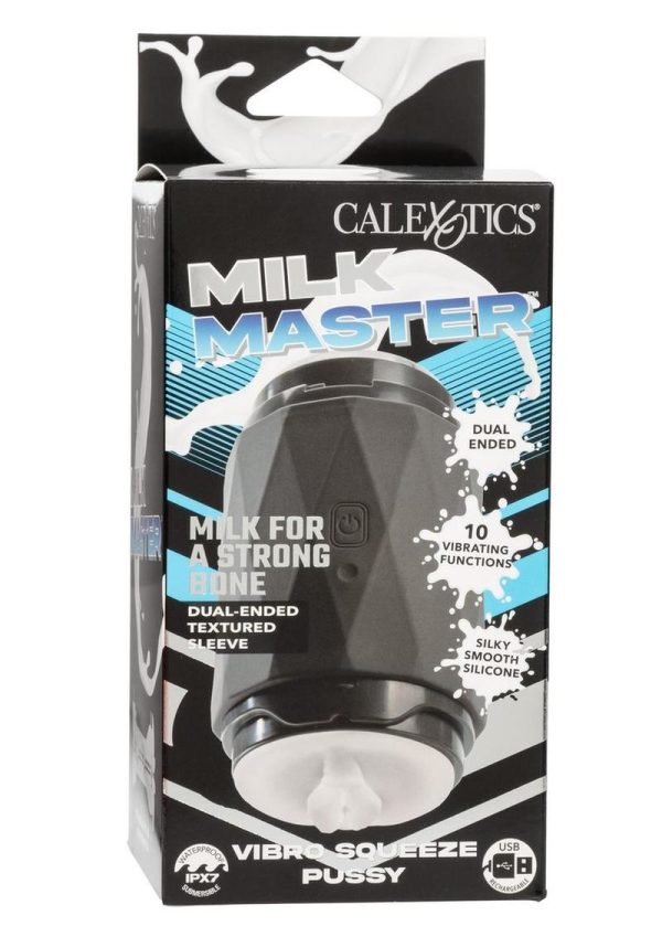 Milk Master Vibro Squeeze Pussy - Black