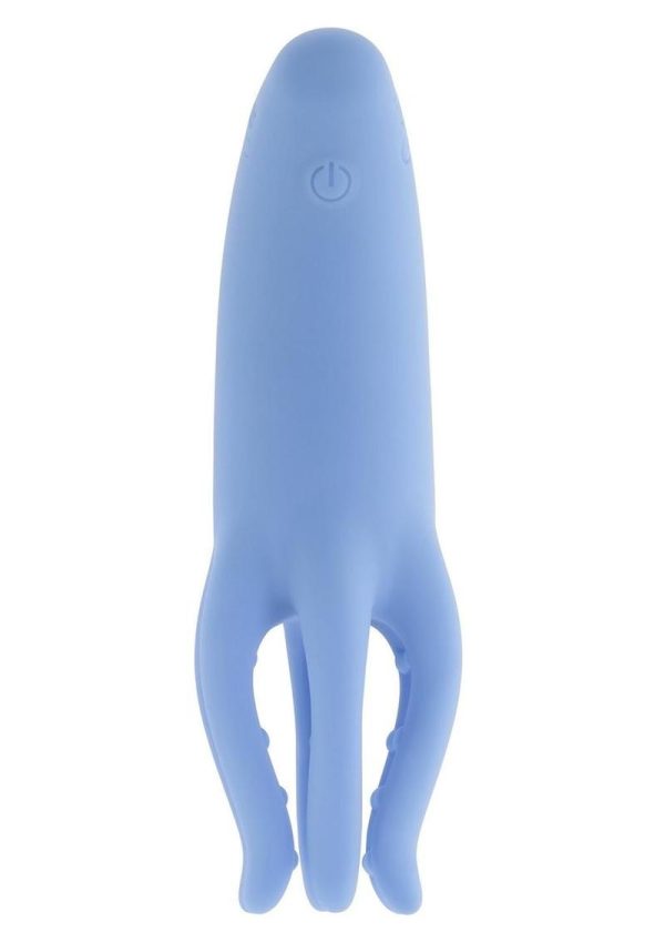 Selopa Tentacle Tickler Rechargeable Silicone Clitoral Stimulator - Blue